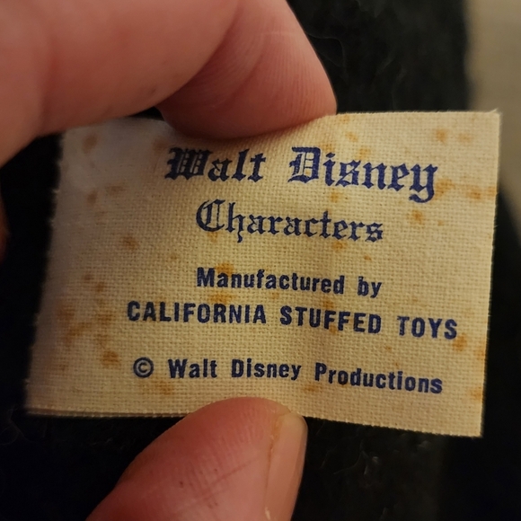 NWT Vintage Disney Minnie Mouse 25" Orange Plush Toy Stuffed Animal Dead Stock - Picture 7 of 8